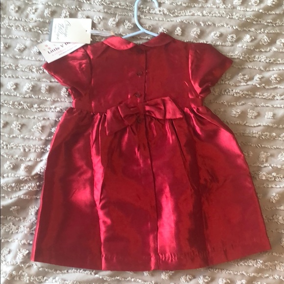 Red dress with bow in back. - Picture 2 of 2